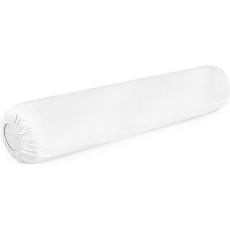 Housse de protection traversin 140 cm – Molleton gratté-croisé 220 gr/m² – Hypoallergénique – Traitement anti-acariens MICROSTOP – Linnea