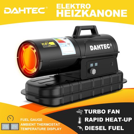 Enhanced Diesel Space Heater, 20 KW Industrial Heaters, Heating Area 220 to 300 ㎡, Large Fuel Tank, Overheat Protection, Suitable for Workshops, Building Sites and Agricultural [Energy Class A] (1/5)