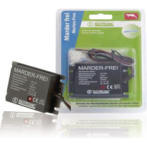 ISOTRONIC Appareil Repulsif pour Martre 12 kHz Extérieur (1/3)