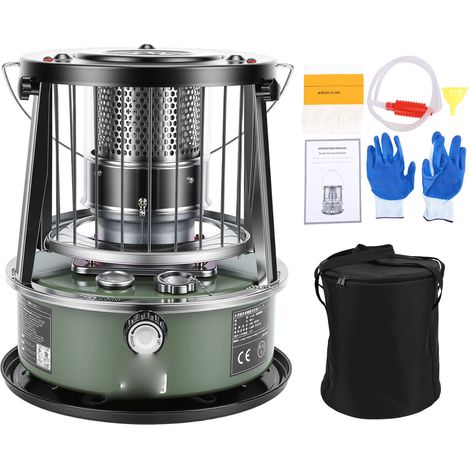 Chauffage pétrole hauteur réglable non électrique portable – 2 en 1 poêle camping garage maison urgence, chauffage (1/5)