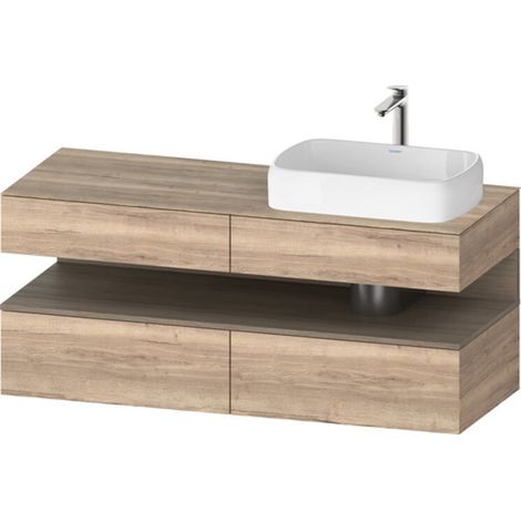 Duravit Collection One Meuble sous-vasque sur console, 2 tiroirs,