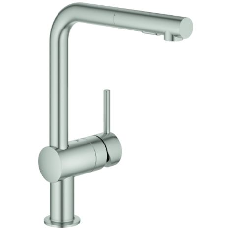 Mezclador monomando de fregadero Grohe Minta, 223 mm de (1/5)
