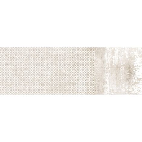 Carrelage mur moderne décoratif à paillettes 25x75 cm MATERIKA DECOR A&B CONSTELLATION WHITE(vendu par boite de 2 pièces)