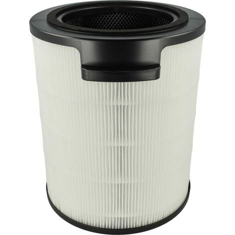 vhbw Aktivkohlefilter kompatibel mit Philips AMF870, AMF765 Luftreiniger - HEPA 13 Luftfilter Schwarz Weiß