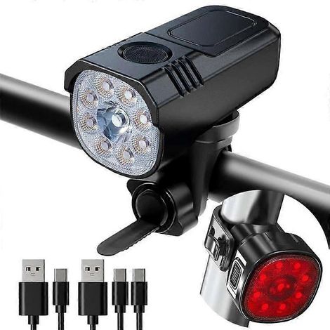 Éclairage vélo 2025 ultra-lumineux, 1000 lumens, idéal pour le cyclisme nocturne (1/5)