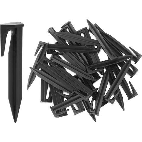 Lot de 25 piquets de fixation et ancrage pour câble périphérique – Robots tondeuse (1/5)