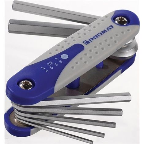 LLAVE ALLEN HEXAG. 2,0- 8MM CR