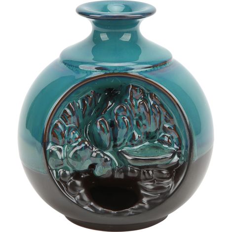 Brûleur d'encens en cascade en céramique durable, élégant, à large application, favorisant le sommeil, brûleur d'encens à reflux (1/5)
