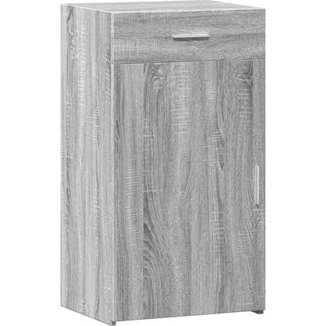 Credenza cassettiera mobile contenitore organizer cucina soggiorno salotto sonoma 50 x 425 x 93 cm legno ingegnerizzato grigio 020036372