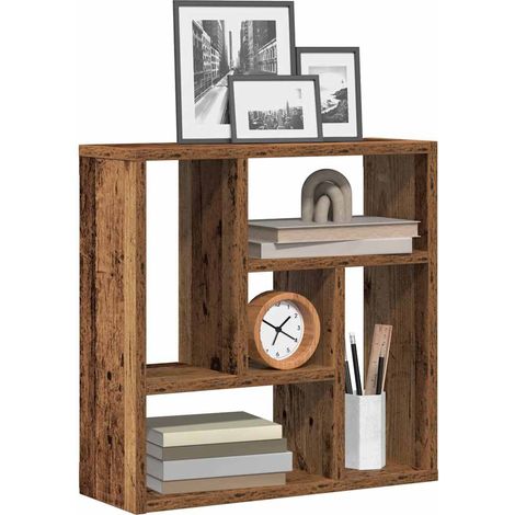 vidaXL Estantería de pared madera ingeniería envejecida 45x16x45 cm (1/5)