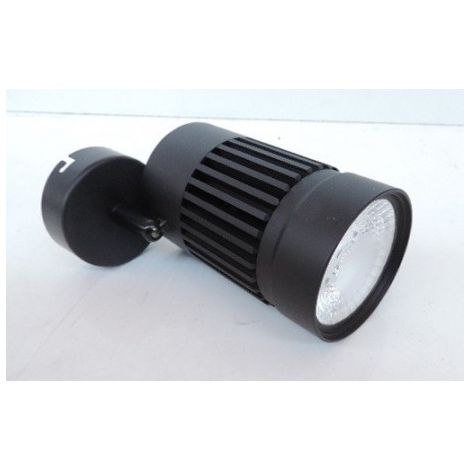 Projecteur LED 45W orientable noir sur patère 4000K 4200lm 230V 38° IRC90 non-dimmable IK08 IP20 RAFALE TRAJECTOIRE 004665