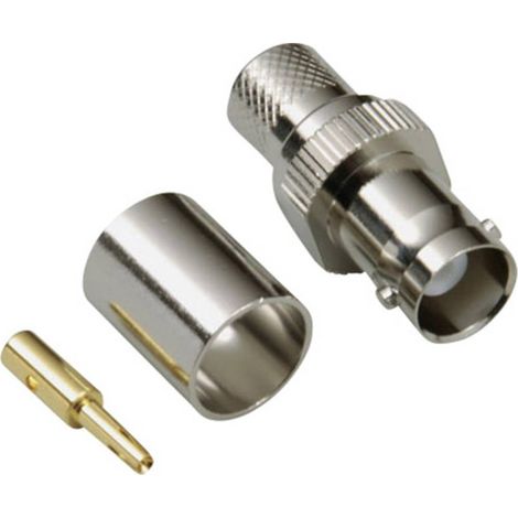 TRU COMPONENTS 1579327 Connecteur BNC femelle, droit 50 Ω 1 pc(s)