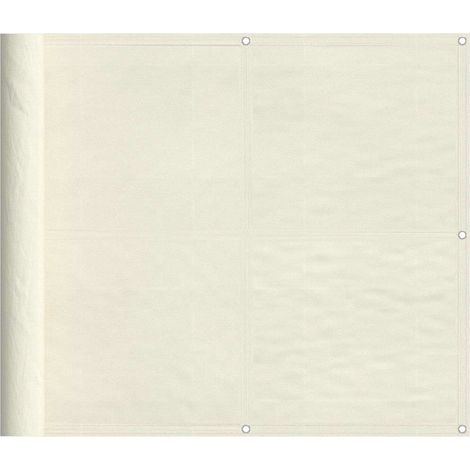 Maison Exclusive - Balkon-Sichtschutz Creme 90x1000 cm 100 % Poly