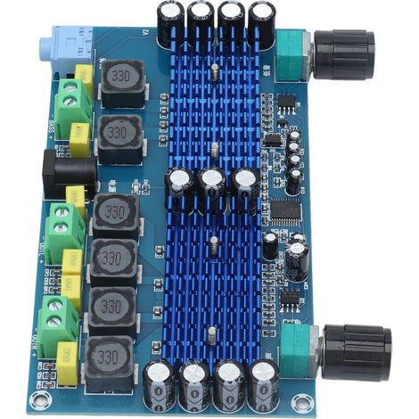 2.1-Kanal Dual-Stereo-Digital-Leistungsverstärker, DC12-24V Bass-Audiomodul XHA312, HiFi-DIY-Verstärkerplatine (1/5)