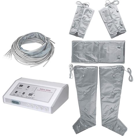 Macchina per drenaggio linfatico da 400 W – Da 35 °C a 80 °C – Tuta per massaggio linfatico integrale – Include 1 tubo dell'aria, 1 cavo di alimentazione e 2 fusibili di ricambio (1/5)