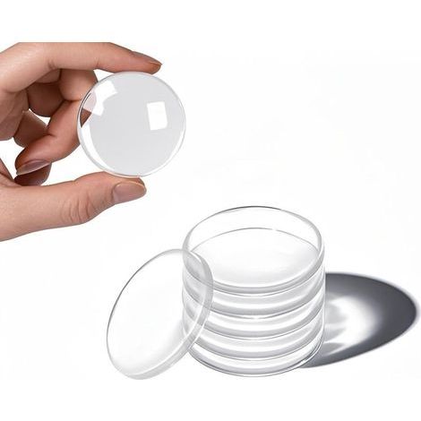 Protection murale pour poignée de porte - Butée de porte autocollante en caoutchouc de silicone - Protection murale pour poignée de porte pour la maison ou le bureau 6 pièces (1/5)