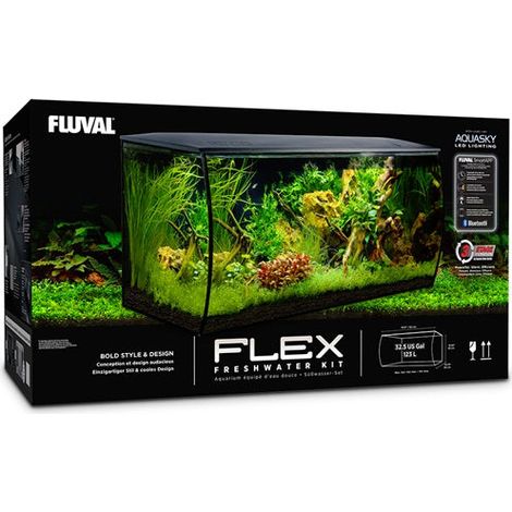 Acuario de agua dulce de diseño Fluval Flex de 123L (1/4)