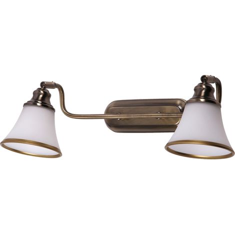 Applique da bagno retrò E14 bronzo Grando 6546 Rabalux