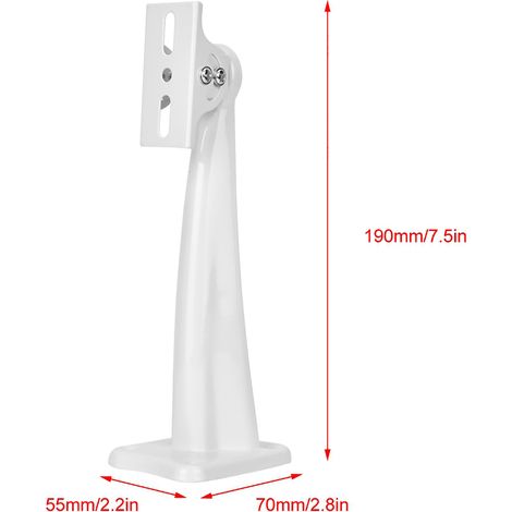 Support de fixation pour caméra de surveillance, 19 cm, en alliage d'aluminium résistant (1/5)