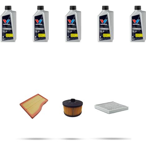 Kit tagliando 3 FILTRI e 5L OLIO compatibile con Mercedes GLA (H247) 200 Hybrid 120kw Dal 2023 (1/5)