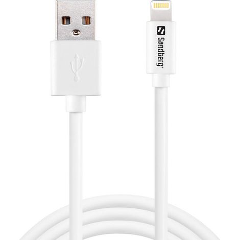 Sandberg 440-75 - Cable de Carga y sincronización USB Lightning de 1 m