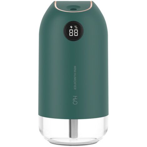 Humidificateur d'air 500ML, humidificateur d'air à ultrasons silencieux pour bébé, éteint automatiquement l'humidificateur d'air domestique, utilisé pour le yoga dans la chambre et le bureau, avec fil (1/5)
