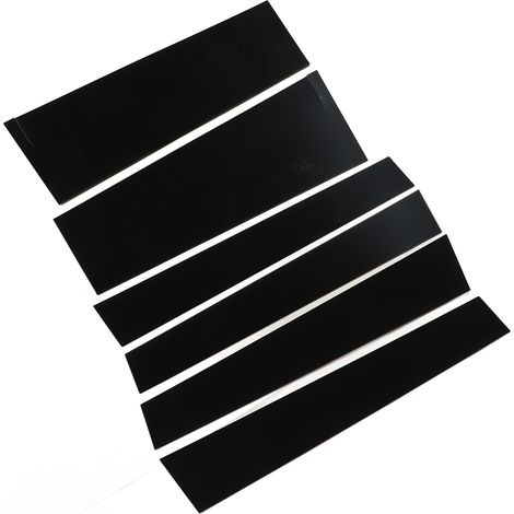 6 Pièces Montants de Porte B Noirs Brillants Décalcomanie Fenêtre Extérieure pour Freed GB5 GB7 GB8 (1/5)