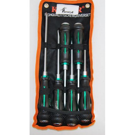 CACCIAVITI CACCIAVITE BATTENTE ACCIAIO CHROME VANADIUM MANICO IN GOMMA 7 PZ