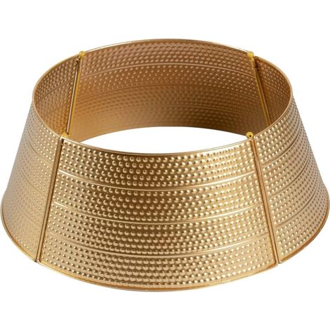 Weihnachtsbaumdecken, Weihnachtsbaumkränze, vierteilige, robuste Weihnachtsbaumdeckenständer aus Metall, schützen Bäume vor Haustieren, Weihnachtsdekorationen. (1/5)
