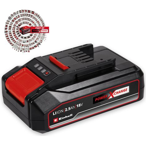 Einhell 2.5Ah 18V Battery Power X-Change PXC Rechargeable Dust Resistant LED