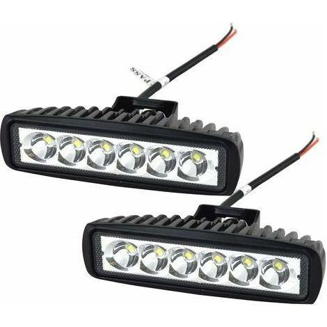 LED Work Light LED Bar 12V 18W 15cm Car LED Spotlight Waterproof IP67 Spot Fog Lights LED Work Lights for 4x4 Motorcycle Car Truck Tractor SUV Boat