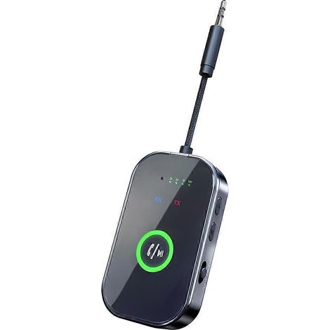 Récepteur et émetteur Bluetooth 6.0, adaptateur audio sans fil 3,5 mm pour connecter les téléphones portables aux autoradios, commutateurs TV, casques, etc. (1/5)