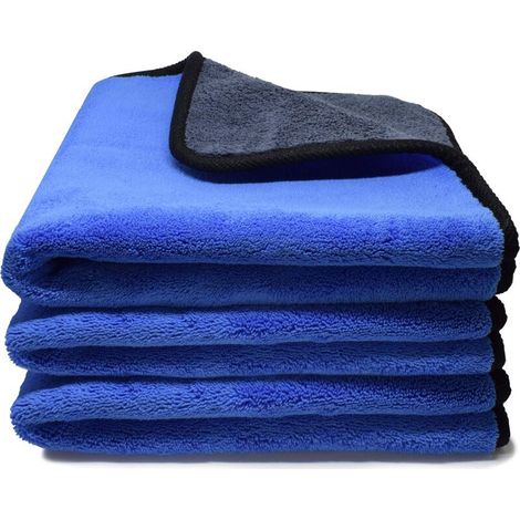 Chiffon Microfibre Voiture, Absorbant Chiffons de Polissage,Doux Microfibres Serviette, pour Voitures et Motos(30X30CM)