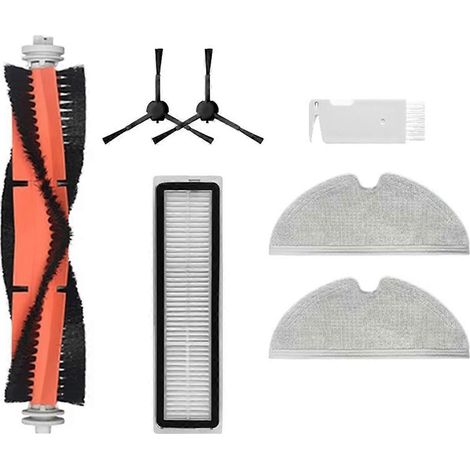Pièces détachées et consommables pour aspirateurs robots D9/D9 Max/L10 Pro : brosse principale, filtre HEPA et chiffon de nettoyage. (1/5)