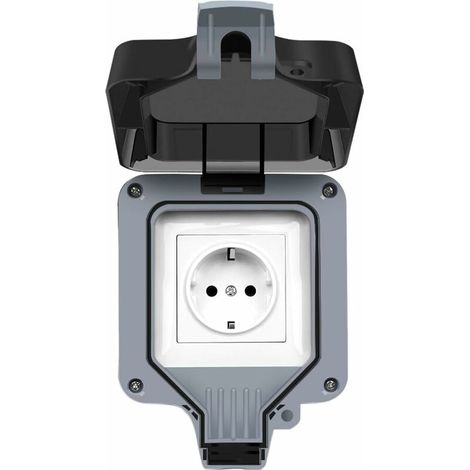 IP66 staubdichte Wandsteckdose für PC, 220-250 V, 16 A, 100 Mb/s, 50 mH, Innengewinde, externer wasserdichter Stecker. (1/5)