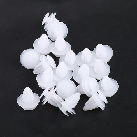 Lot de 20 rivets en plastique pour voiture, trou de 10,1 mm, pour portes, ailes et pare-chocs. (1/4)