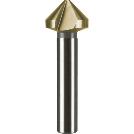 RUKO Fraise conique et à ébavurer DIN 335 Forme C 90° HSS-TiN, rectifiée Diamètre de la fraise Ø2 : 10.4 mm (1/2)