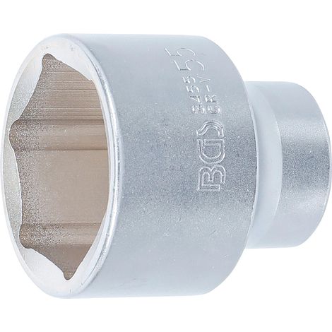 BGS Vaso de impacto hexagonal interior cuadrado de 20 mm (3/4") SW 55 mm - 3455