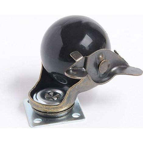 Roulettes de Frein,roulettes pivotantes à Capuchon,pivotant à 360 degrés,Roue de Frein de 1,5 Pouces,capacité de Charge de 20 kg 44 LB,Bronze Vintage (1,5 Pouce,2pcs) GROOFOO (1/4)
