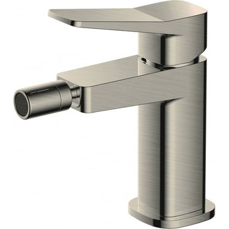 RAK Petit Square Bidet Mixer Tap - Brushed Nickel (1/2)