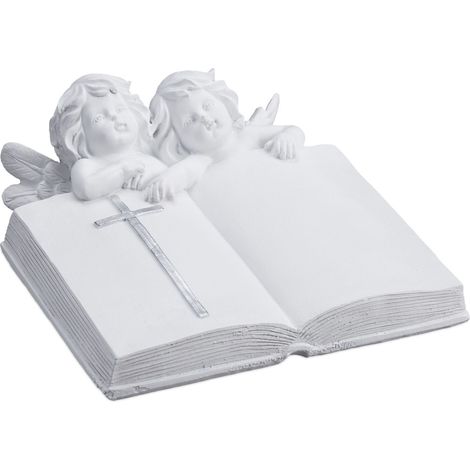 Ángel excavador con libro