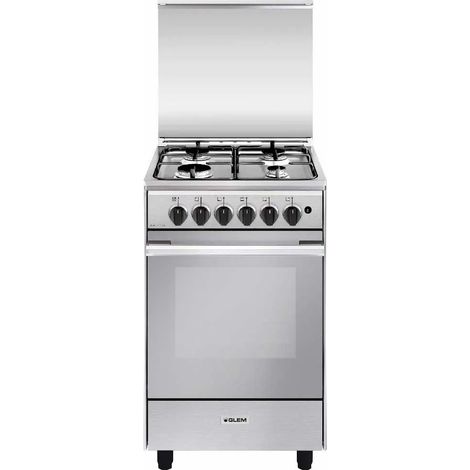 Cuisinière vitrokitchen un55in 4 brûleurs four gaz (1/3)