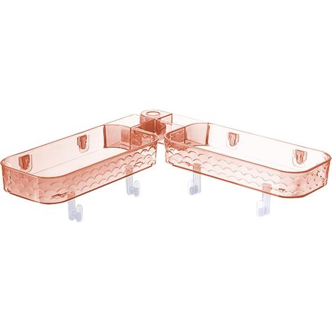 Estante esquinero para ducha, soporte de drenaje multifuncional, de montaje en pared, para uso doméstico o en la cocina.