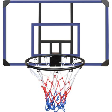 Panier de basket mural-Panneau et cercle incassable-Intérieur et extérieur-112x7.37x72(cm) (1/5)