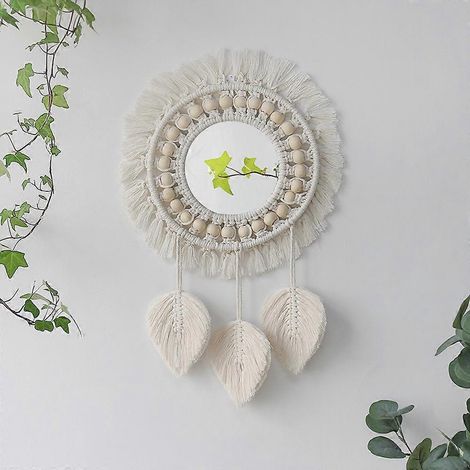 Wall mounted mirrors and lace circular decorative art apartments (1/2)