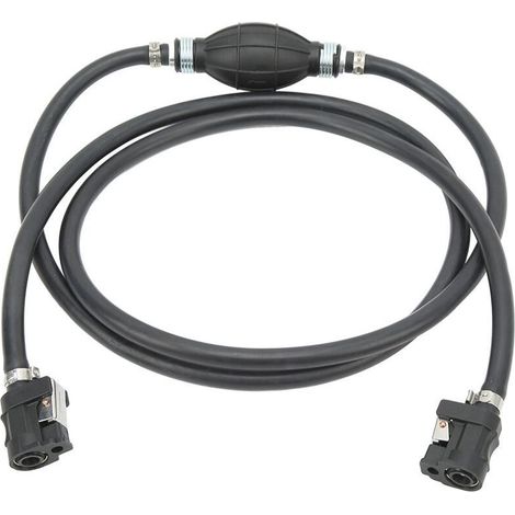 Schwarzer, alterungsbeständiger Benzinschlauch, Hochleistungs-Kraftstoffleitung, auslaufsicher, für Boots-Außenbordmotoren und Wohnmobile, 8 mm Crezuo (1/5)