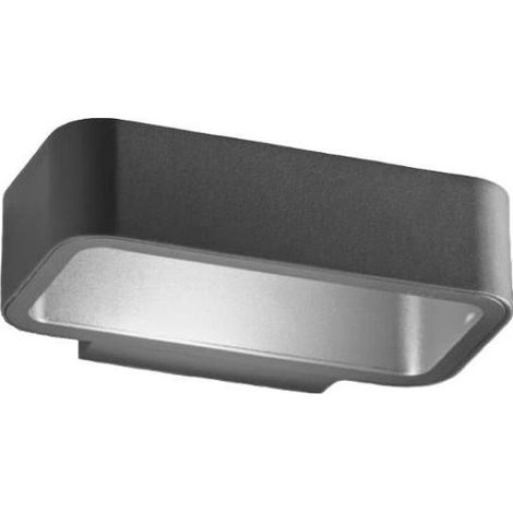 APPLIQUE DA PARETE PER ESTERNO A LED 5W LUCE CALDA 3000K 196LM ANTRACITE PERENZ (1/2)