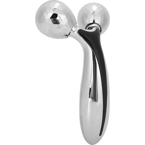 Rouleau de massage facial pour lifter et raffermir la peau, appareil de massage amincissant pour le corps, instrument de beauté argent (1/5)