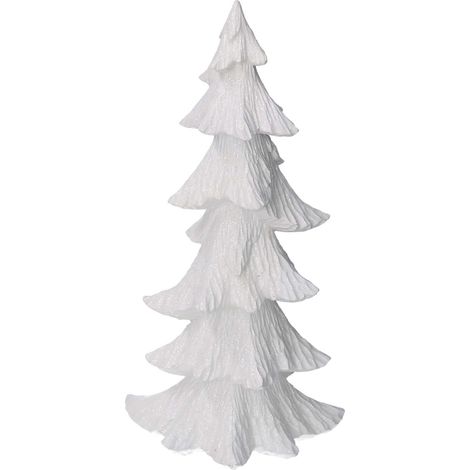 Albero resina bianco cm 18,5x14xh36 (1/3)