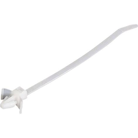 HellermannTyton 111-85339 T50SSL5-N66-NA-M1 Serre-câble 135 mm 4.60 mm naturel avec pied ancre, stabilisé à la chaleur 1 pc(s) S16990